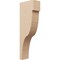 Ekena Millwork 5"W x 10"D x 30"H Thin Garner Rough Cedar Woodgrain TimberThane Corbel, Primed Tan CORUR05X10X30GARRCPR - alternate 1